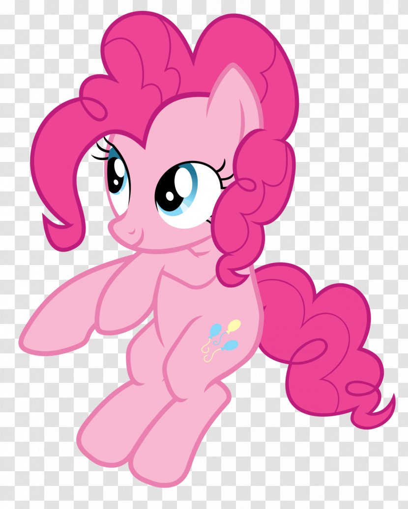 Pony Art Horse Pinkie Pie - Flower Transparent PNG