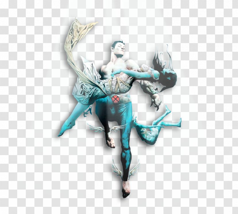 Namor Mutant Figurine Organism Turquoise Transparent PNG