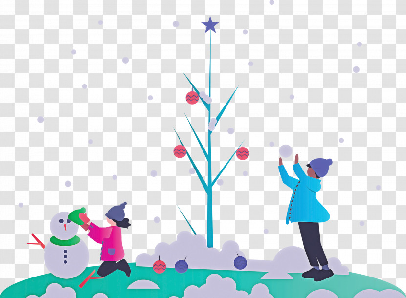 Winter Fun Outside Transparent PNG