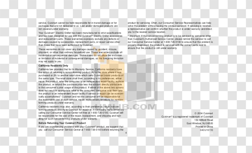 Brand Brochure - Area - Electric Skillet Transparent PNG