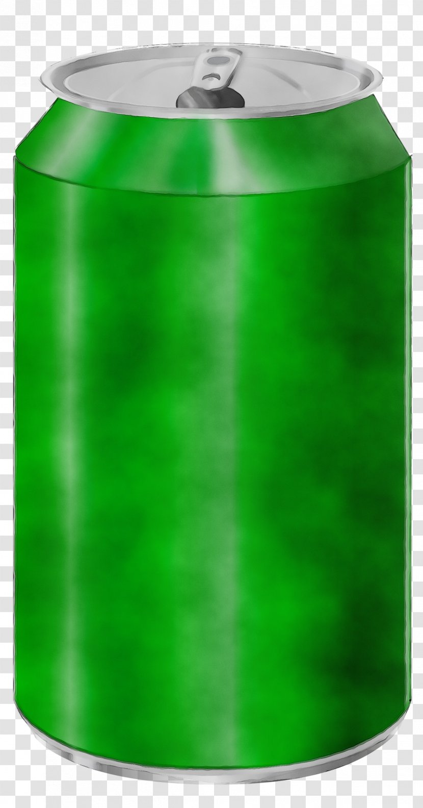 Green Beverage Can Rain Barrel Cylinder Water Bottle - Plastic Transparent PNG