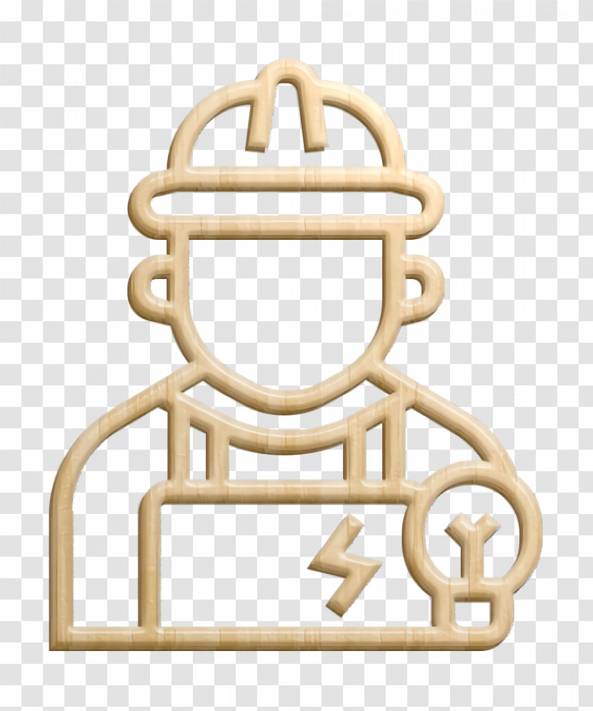 Jobs And Occupations Icon Electrician Icon Transparent PNG