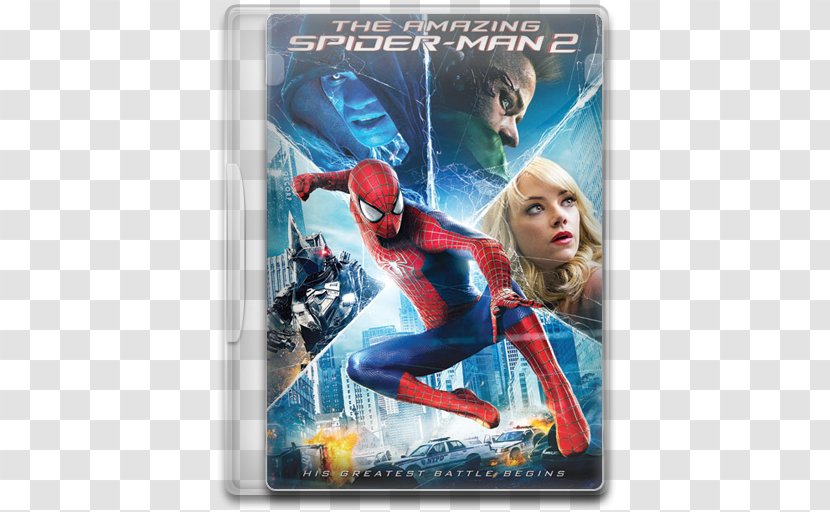 Emma Stone The Amazing Spider-Man 2 Blu-ray Disc Electro - 3d Film Transparent PNG