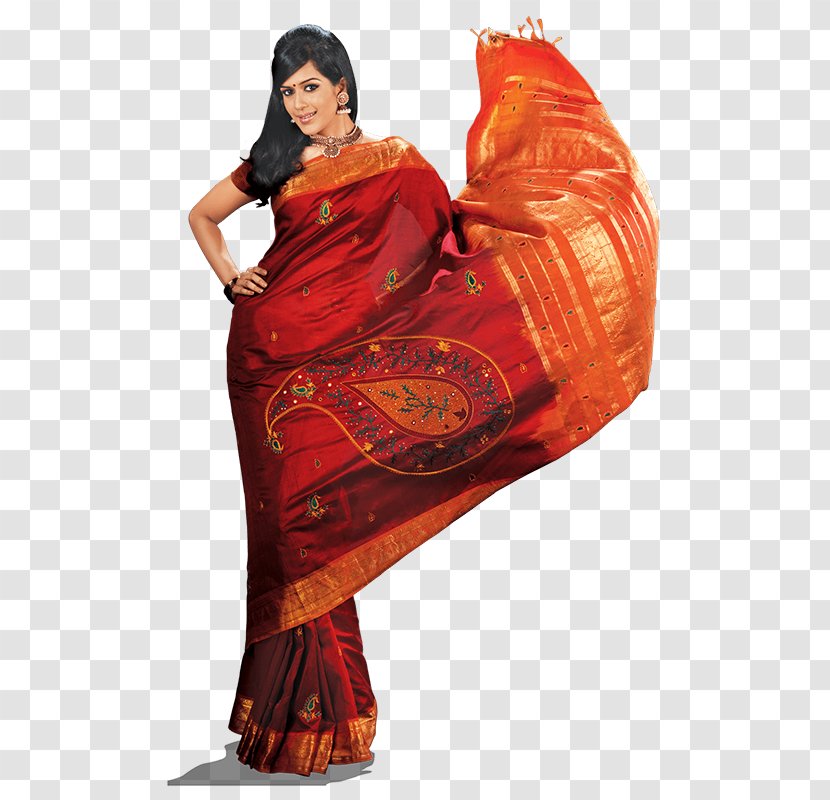 Sari Model Fashion Dress Transparent PNG