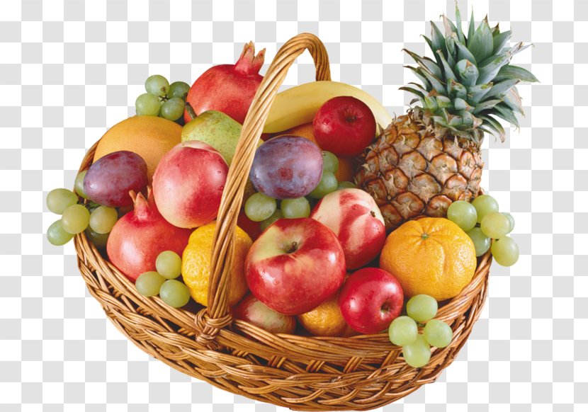 Basket Of Fruit Food Gift Baskets Clip Art - Design Transparent PNG