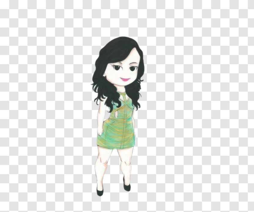 Doll World Love Cartoon - Long Hair Transparent PNG