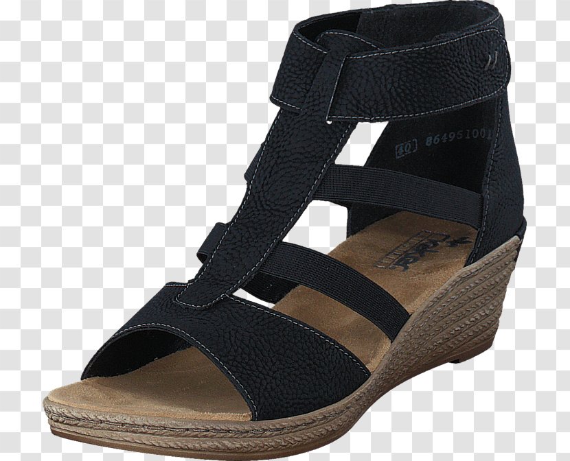 Slipper Rieker 62439-00 Black Shoes Heels Sandal Clog - Strap Transparent PNG