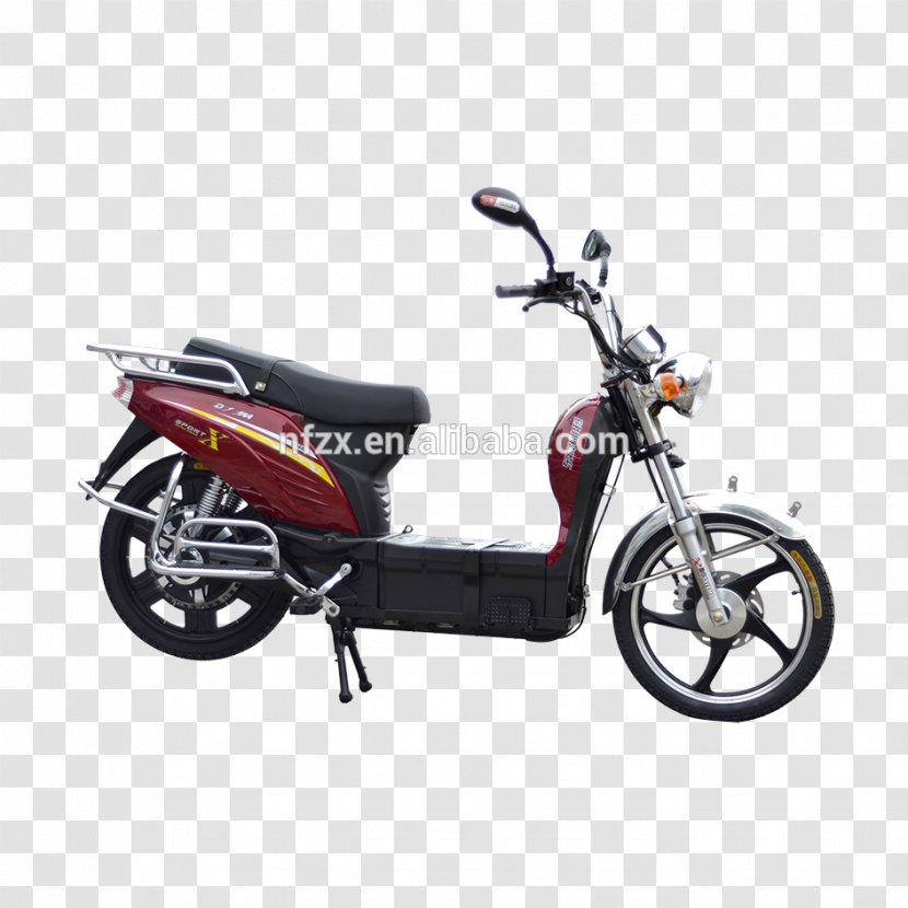 Motorized Scooter Motorcycle Accessories Bicycle - Electric Motor - Motorcycles And Scooters Transparent PNG