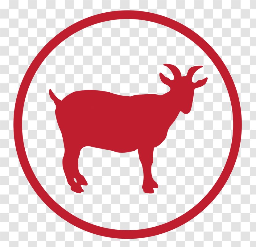 Reindeer Clip Art Cattle Mammal Silhouette - Sticker - Pleasant Goat Slow Transparent PNG