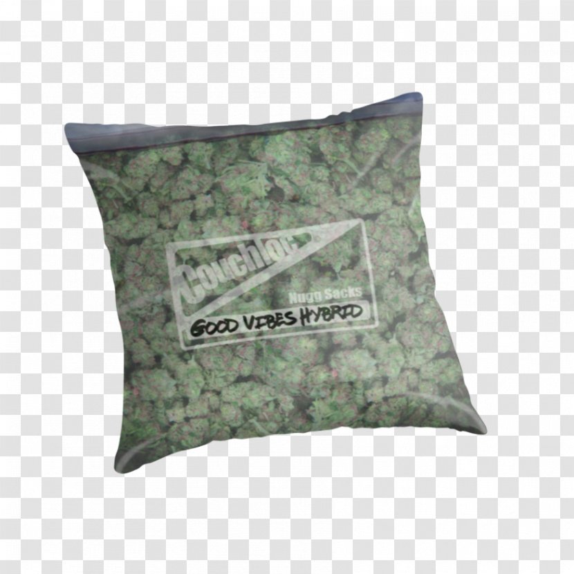 Kush Cannabis Sativa Pillow Bag - Weed Transparent PNG