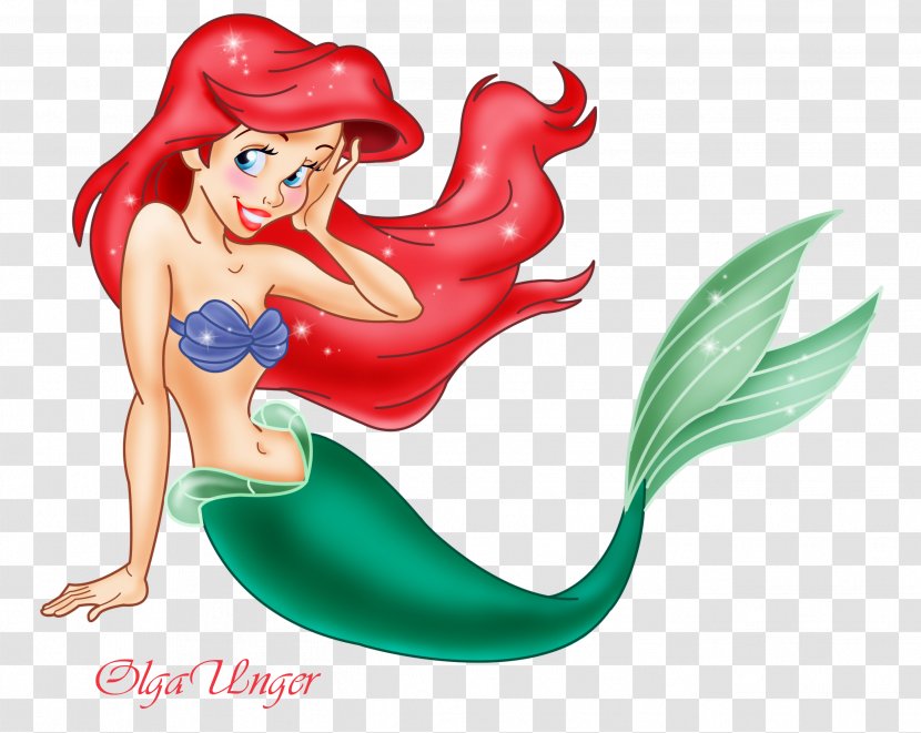 Ariel Mermaid Disney Princess Clip Art - Heart - Lobster Transparent PNG