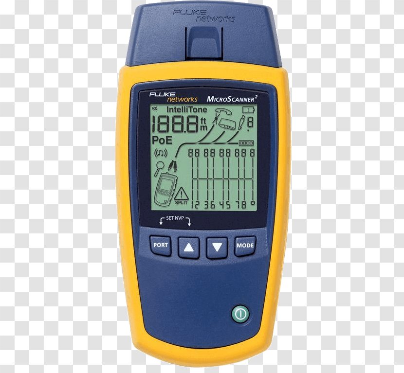 Cable Tester Fluke Corporation Computer Network Cables Multimeter - Electrical Wires Transparent PNG