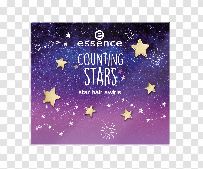 Counting Stars Hair Cosmetics Make-up - Text - Star Transparent PNG