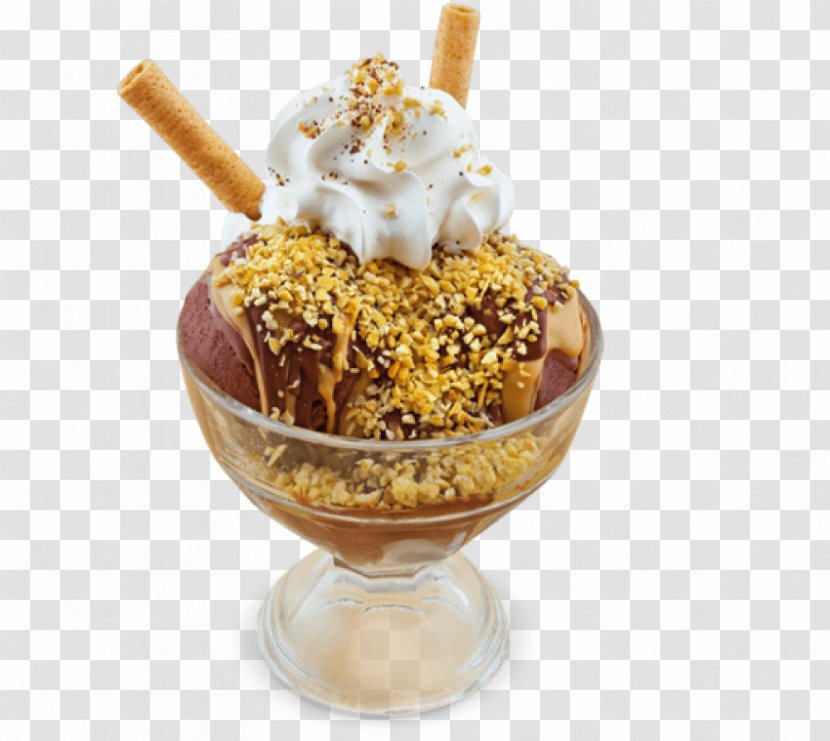 Sundae Ice Cream Parfait - Frozen Dessert Transparent PNG