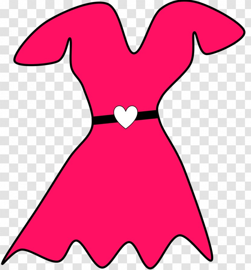 Clip Art Dress Clothing Openclipart Free Content - Pink Transparent PNG