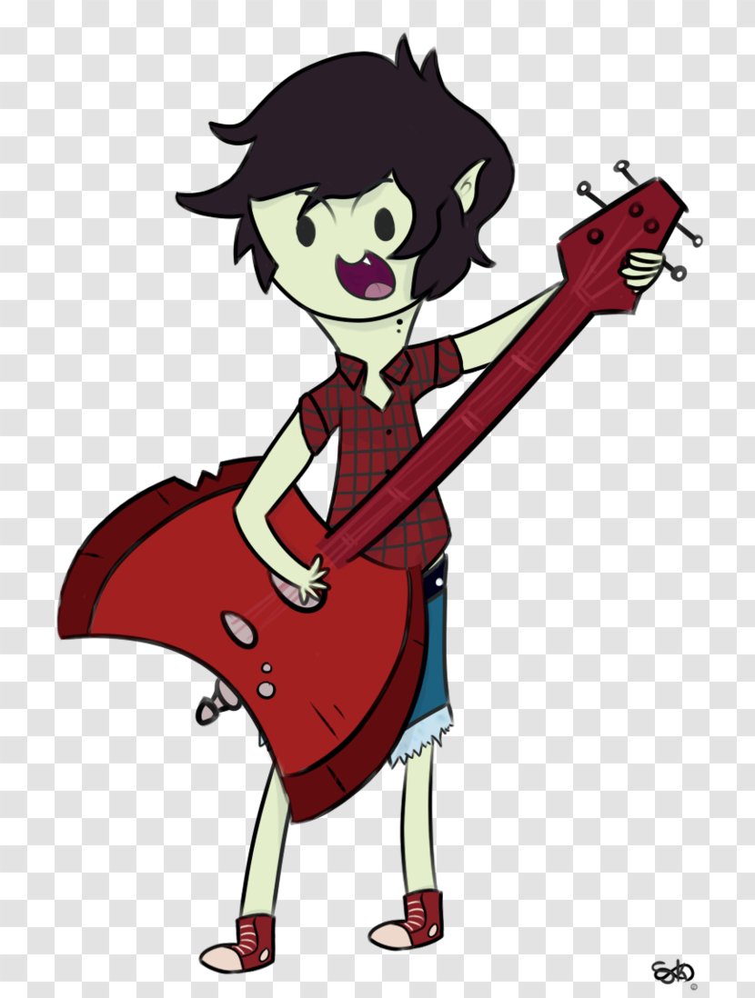 Drawing DeviantArt Marceline The Vampire Queen - Watercolor - Guita Transparent PNG