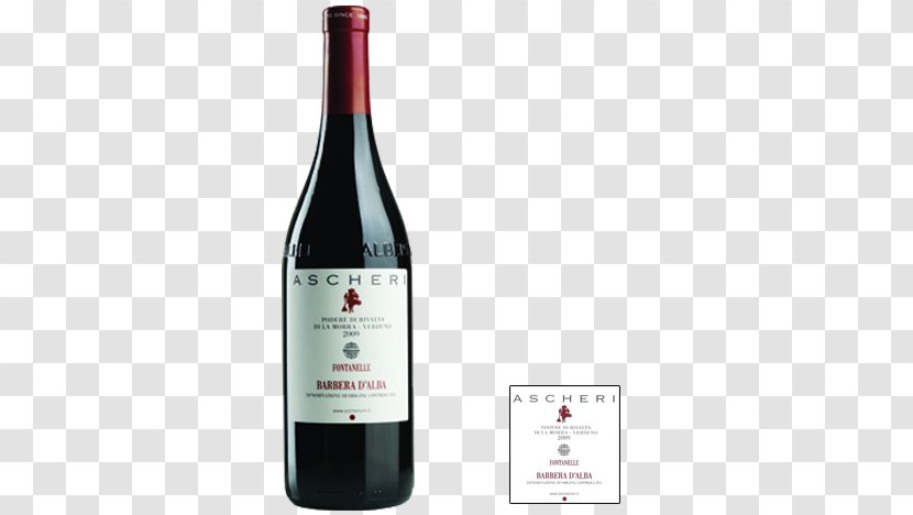 Red Wine Barolo DOCG Common Grape Vine Glass Bottle - Alcoholic Beverage - Italian Transparent PNG