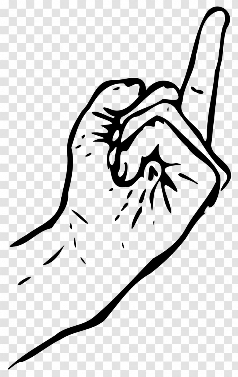 Drawing The Finger Middle Clip Art - Tree - You Transparent PNG