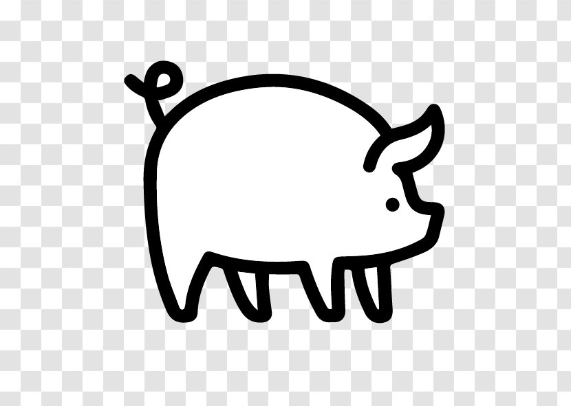 Wild Boar Download - Monochrome - Pork Transparent PNG
