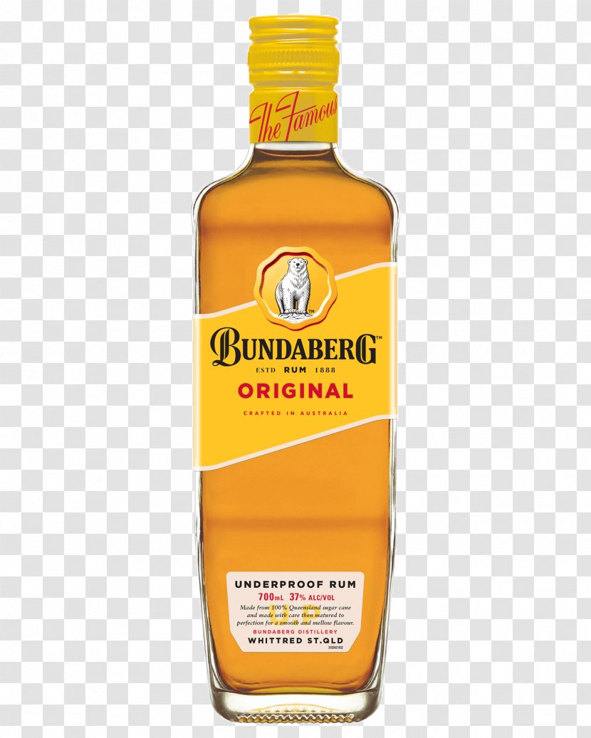 Bundaberg Rum Distilled Beverage And Coke - Sparkling Wine Transparent PNG