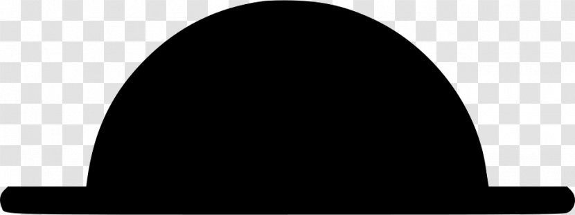 Black Hat White Silhouette Transparent PNG