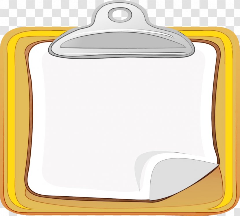Yellow Clip Art Tableware Transparent PNG