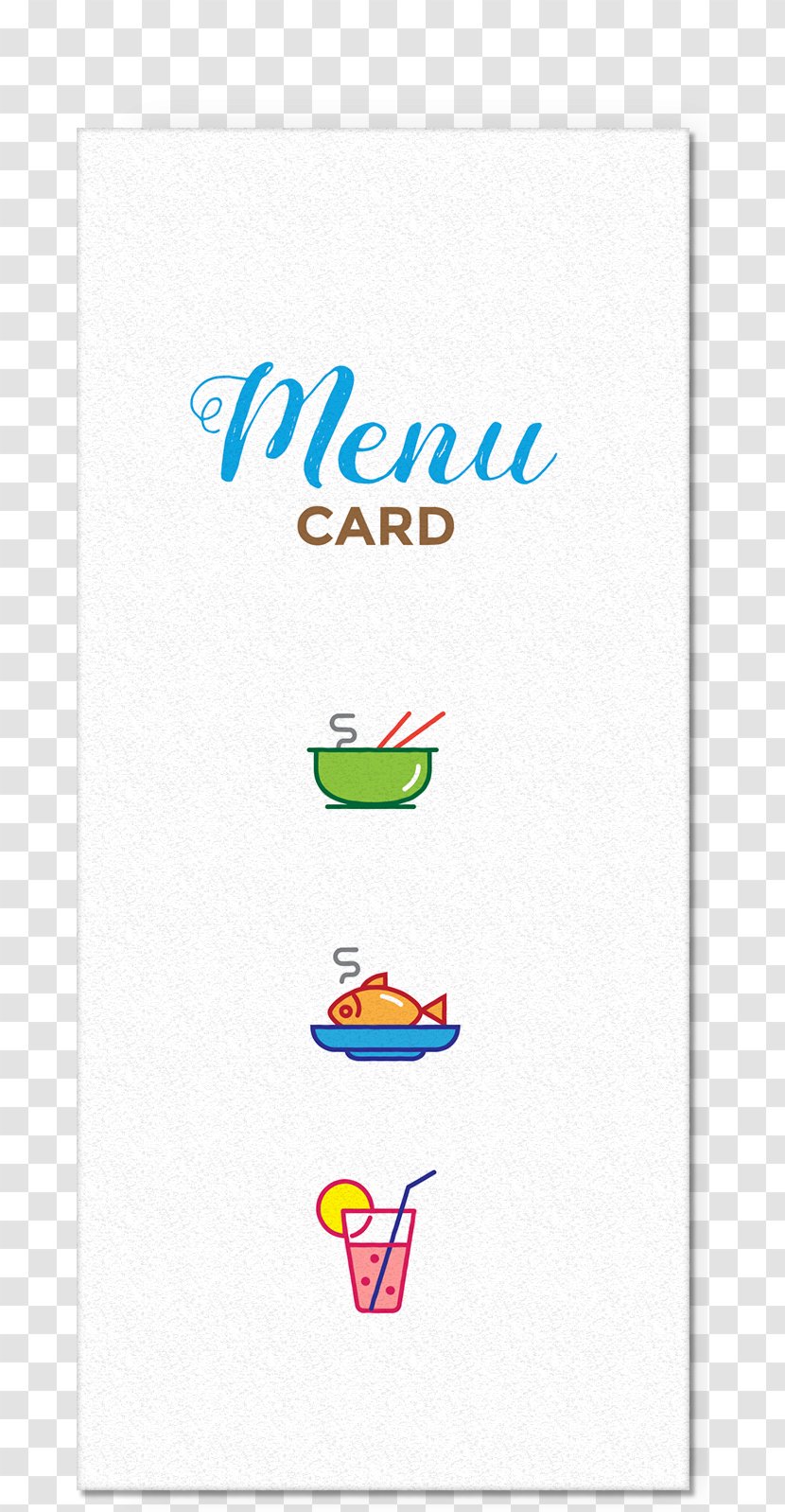 Menu Restaurant Icon - Card Transparent PNG