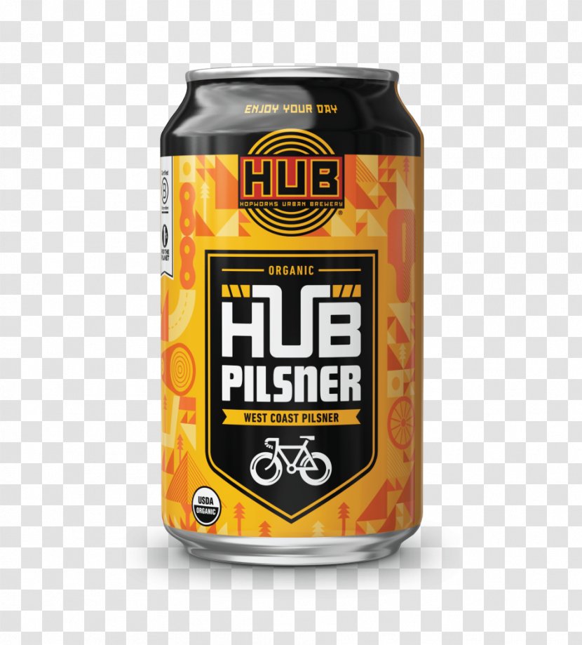 Pilsner Hopworks Urban Brewery Vancouver Beer India Pale Ale - Flavor Transparent PNG