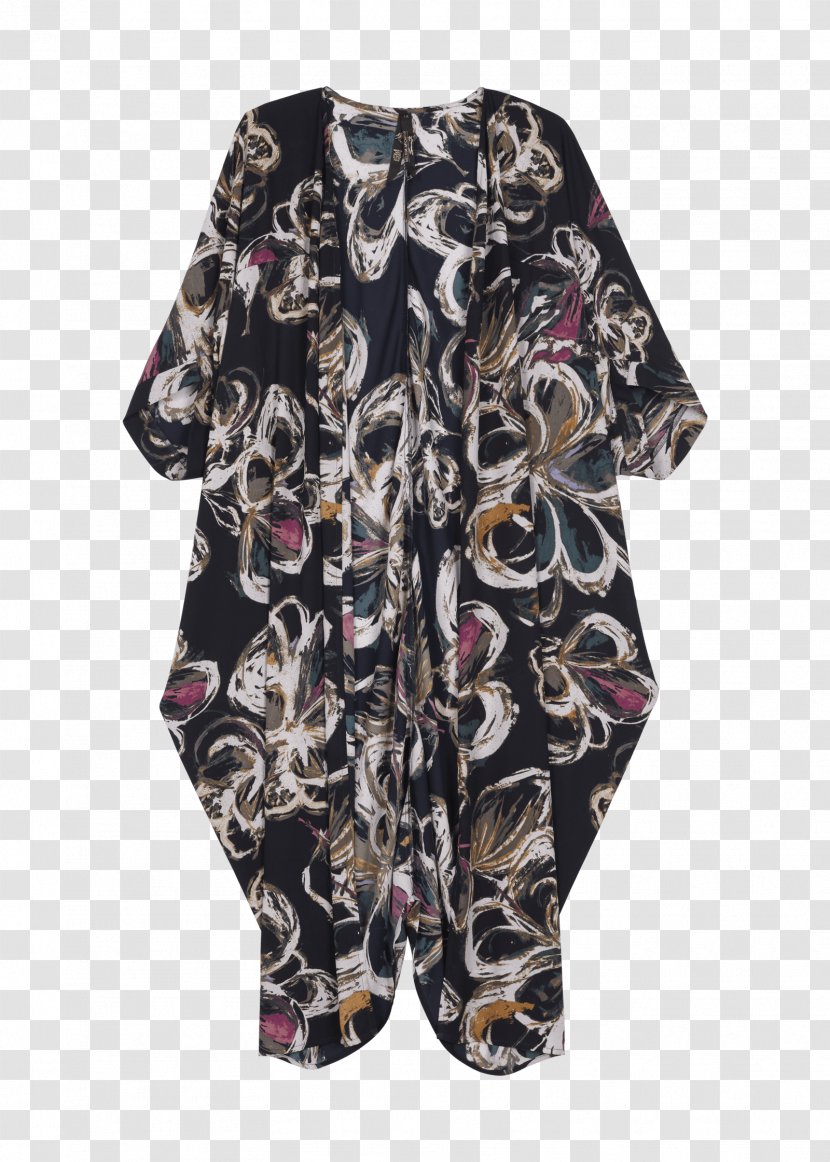 Inky Garden Sleeve Kimono Dress - Melissa Mccarthy - Here Comes The Double 11 Transparent PNG
