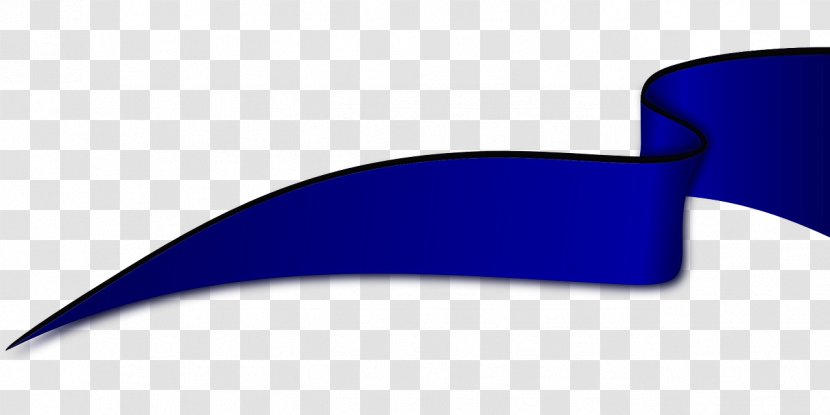 Background Banner Ribbon - College - Electric Blue Transparent PNG