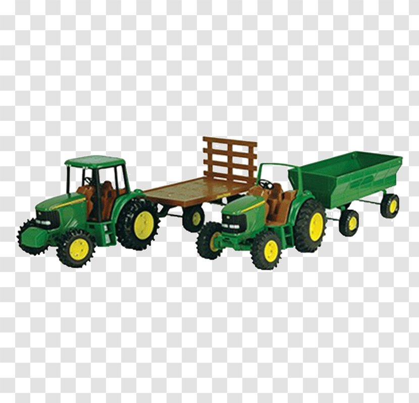 John Deere Tractor Agricultural Machinery Transport Vehicle - Path Transparent PNG