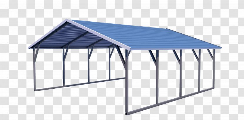 Roof Carport Garage A-frame Steel - Metal - Building Transparent PNG