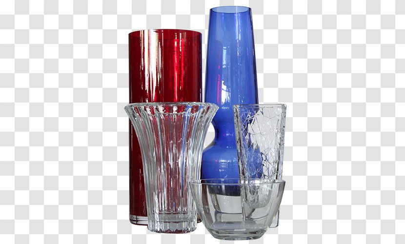 Floreria Del Valle Glass Bottle Cobalt Blue Vase Transparent PNG