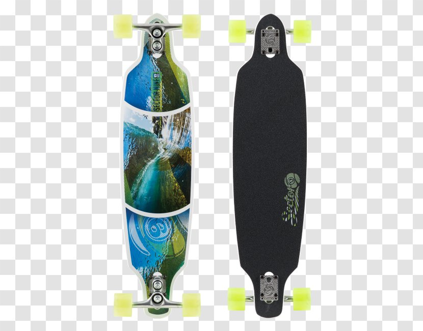 Sector 9 Fractal Longboard Skateboarding - Skateboard Transparent PNG