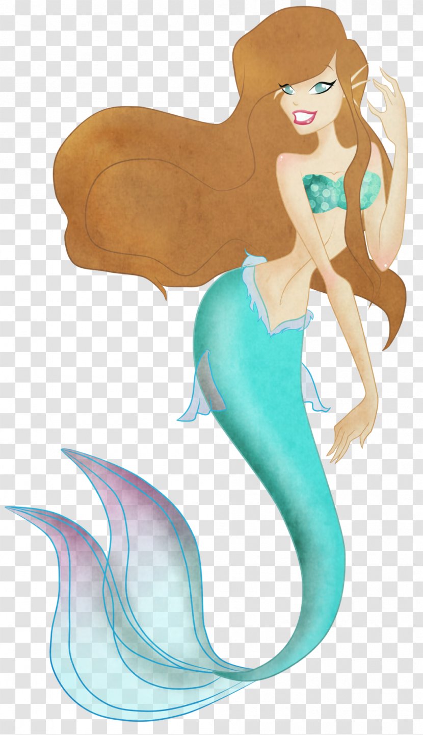 Ariel Mermaid Drawing Cartoon - Watercolor Transparent PNG