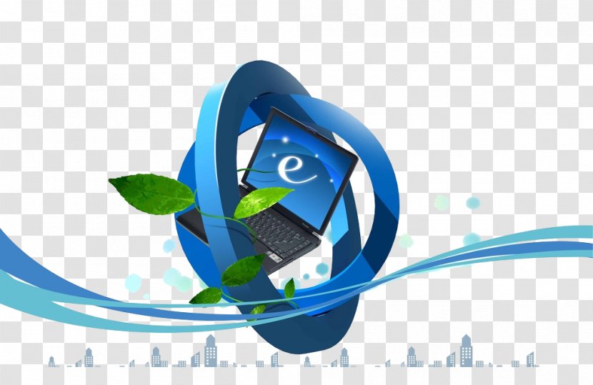 Laptop Computer Internet - Logo - Creative Business Technology Background Image Transparent PNG