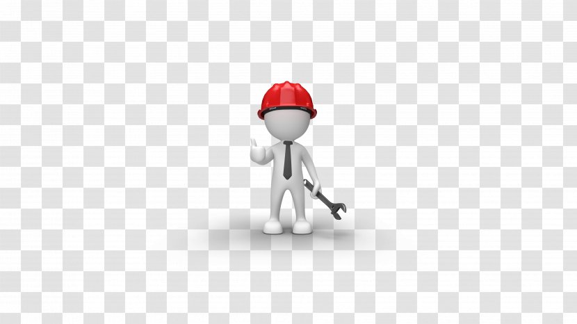 Wallpaper - Computer - White Maintenance Workman Wearing A Helmet Transparent PNG
