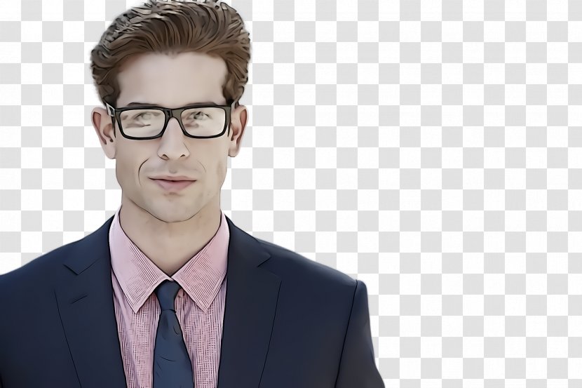 Glasses - Male - Cool Suit Transparent PNG