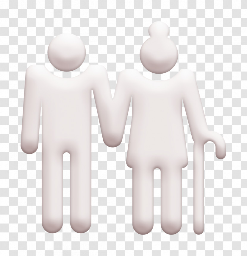 Types Of Families Icon Cane Icon Old Couple Icon Transparent PNG