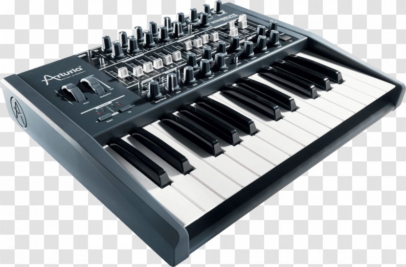 Arturia MiniBrute Steiner-Parker Synthacon Sound Synthesizers Analog Synthesizer - Watercolor - Musical Instruments Transparent PNG
