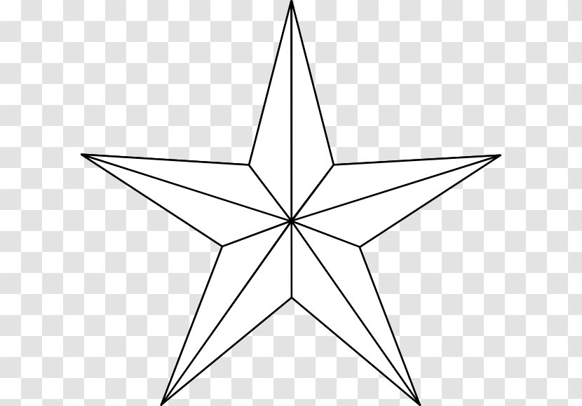 Texas Star Cluster White Clip Art Transparent PNG