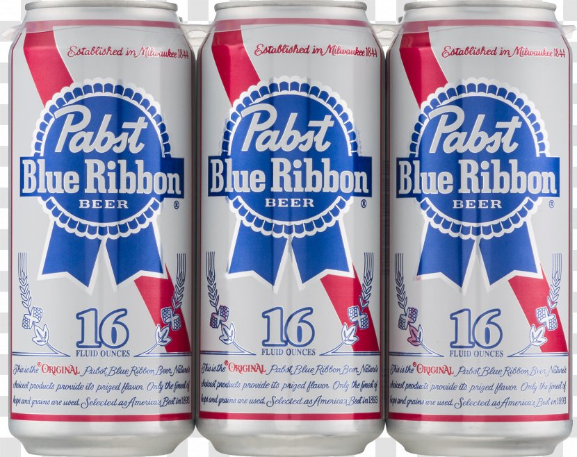 Beer Pabst Blue Ribbon Brewing Company Ounce - Walmart Transparent PNG