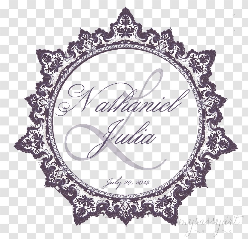 Wedding Invitation Monogram Motif Logo - Vintage Clothing - Motifs Transparent PNG