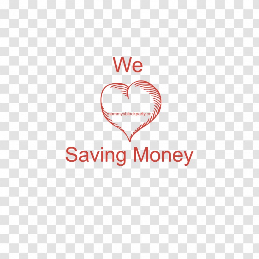 Logo Brand Line Heart Font - Frame - National Day Save Money Action Transparent PNG