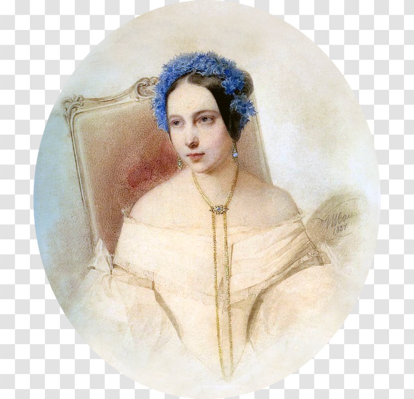 Leonilla Bariatinskaya Portrait Of Madame Moitessier Drawings Y. Makovskaya - Painter - Painting Transparent PNG