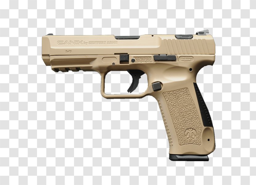 Canik Handgun Semi-automatic Pistol Century International Arms 9×19mm Parabellum - Gun Barrel Transparent PNG