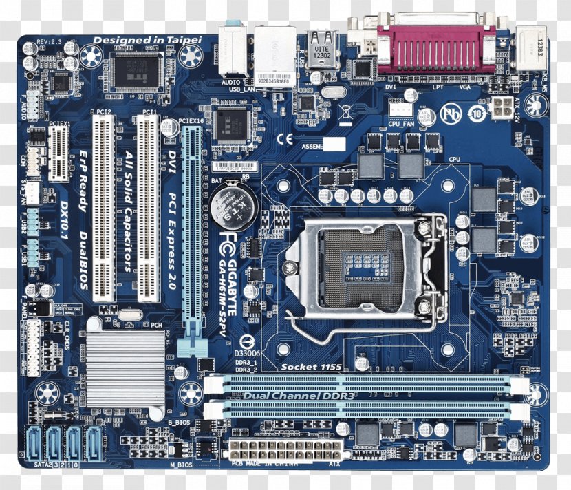 Intel LGA 1155 Motherboard CPU Socket Land Grid Array - Technology Transparent PNG