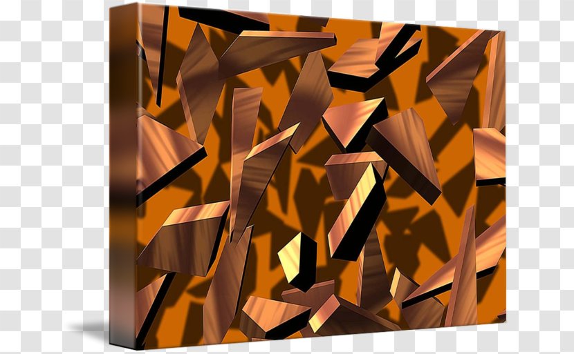 Modern Art Triangle - Wood Block Transparent PNG