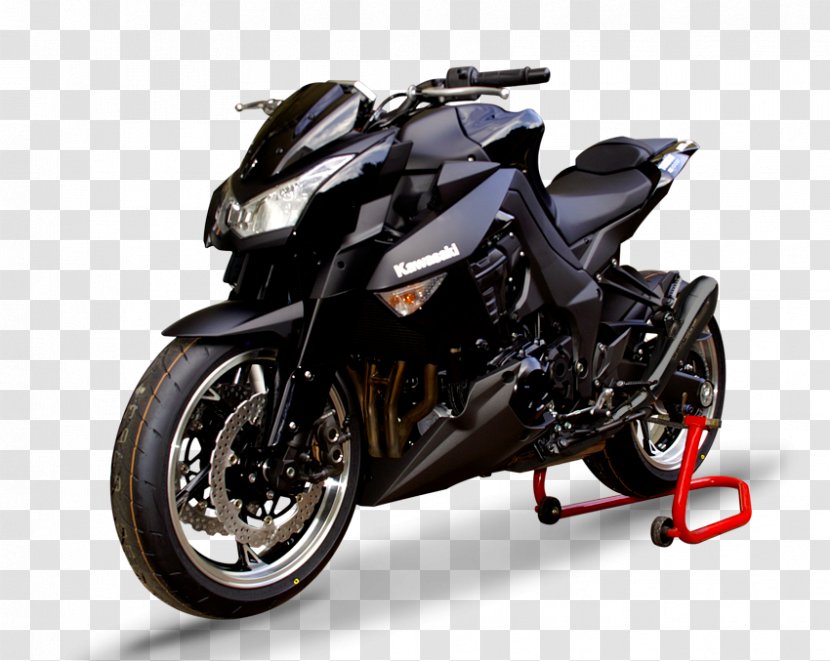 Exhaust System Car Tire Motorcycle Yamaha FZ1 - Automotive Transparent PNG