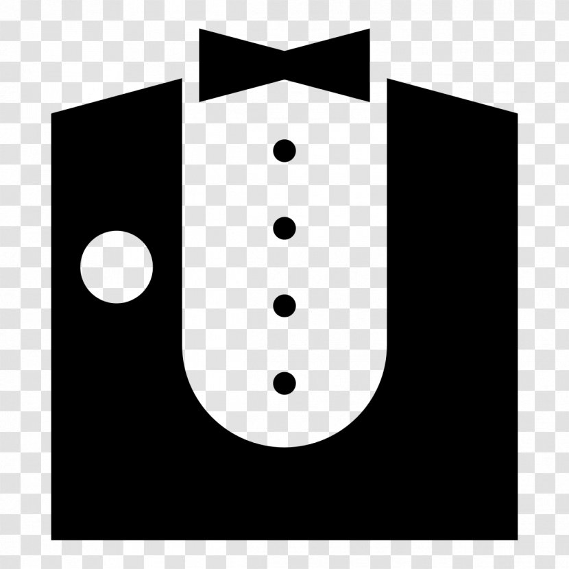 Tuxedo Wedding Clip Art - Black And White Transparent PNG